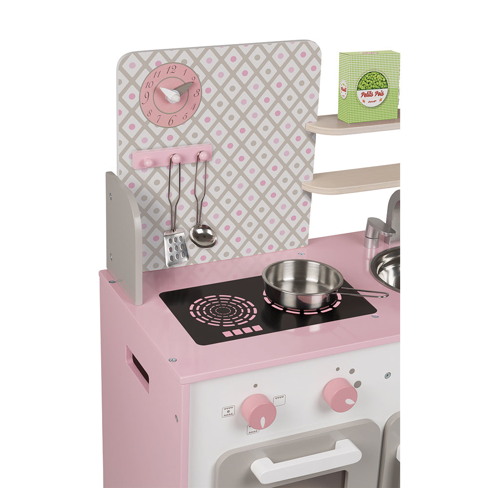Cozinha de Madeira Macaron Rosa