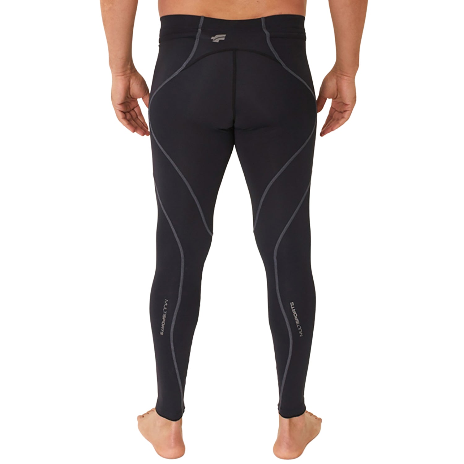 Calça Running de Compressão Masculina Preta