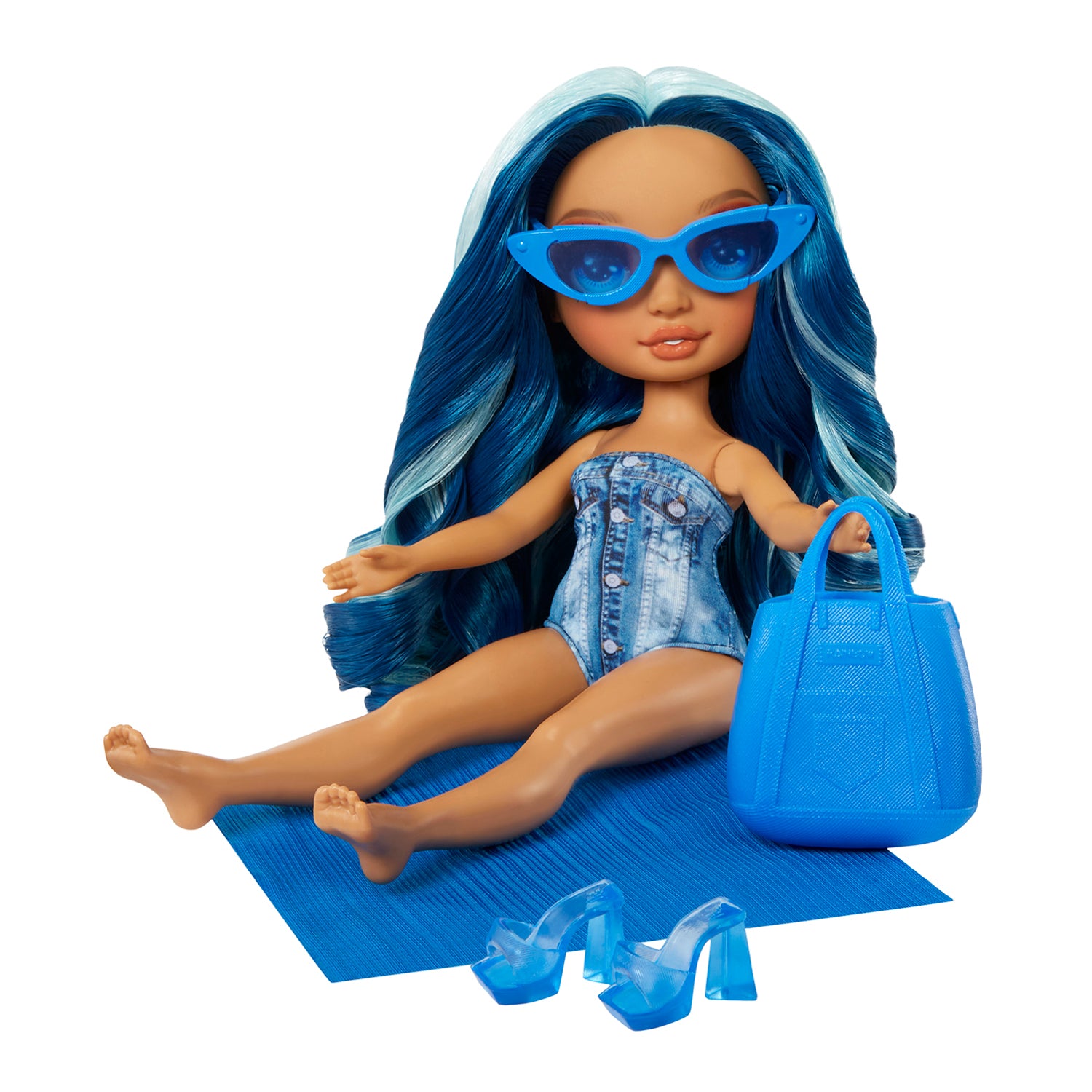 Boneca Rainbow High Swim & Style - Skyler 27 cm  (Azul)