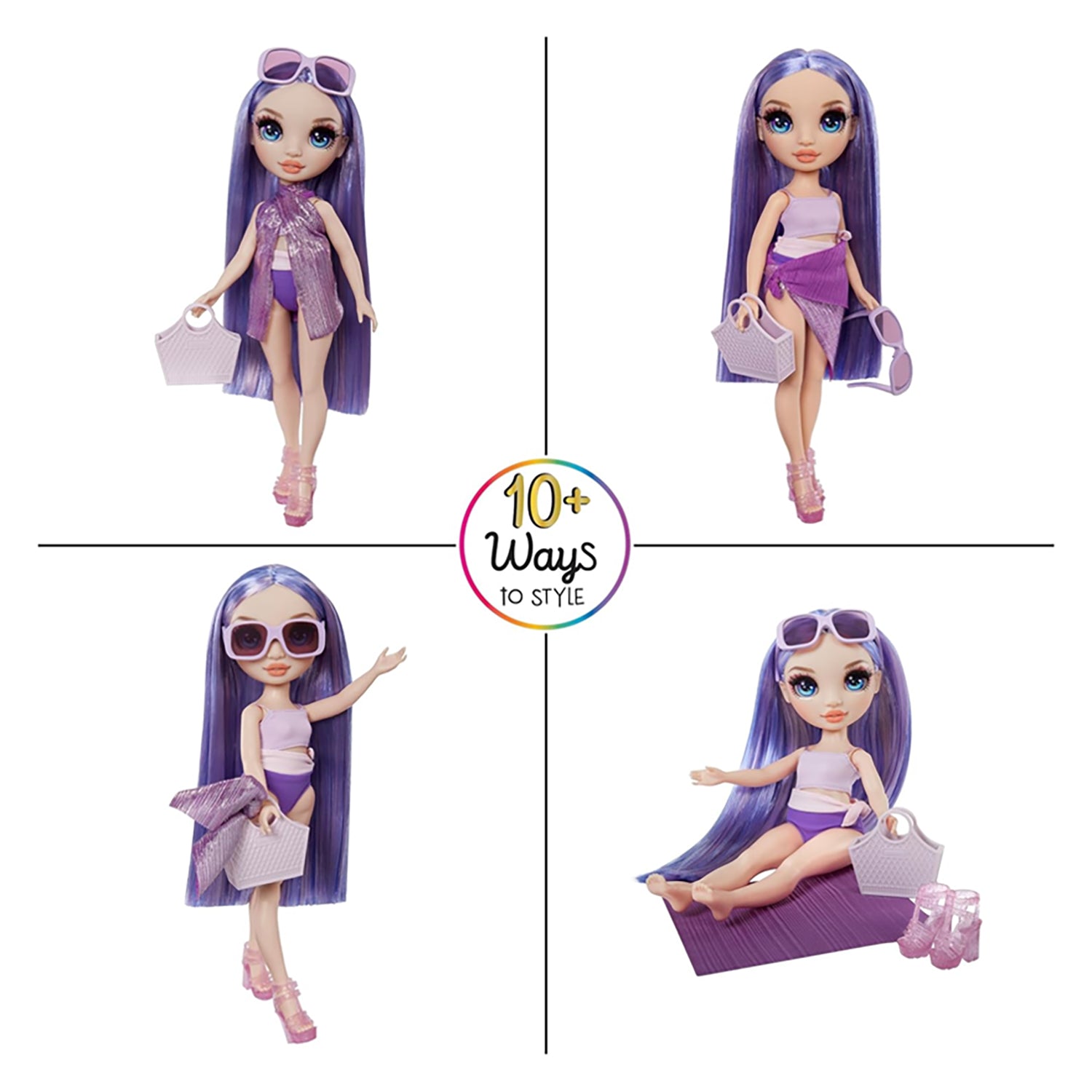 Boneca Rainbow High Swim & Style - Violet 27 cm (Roxo)