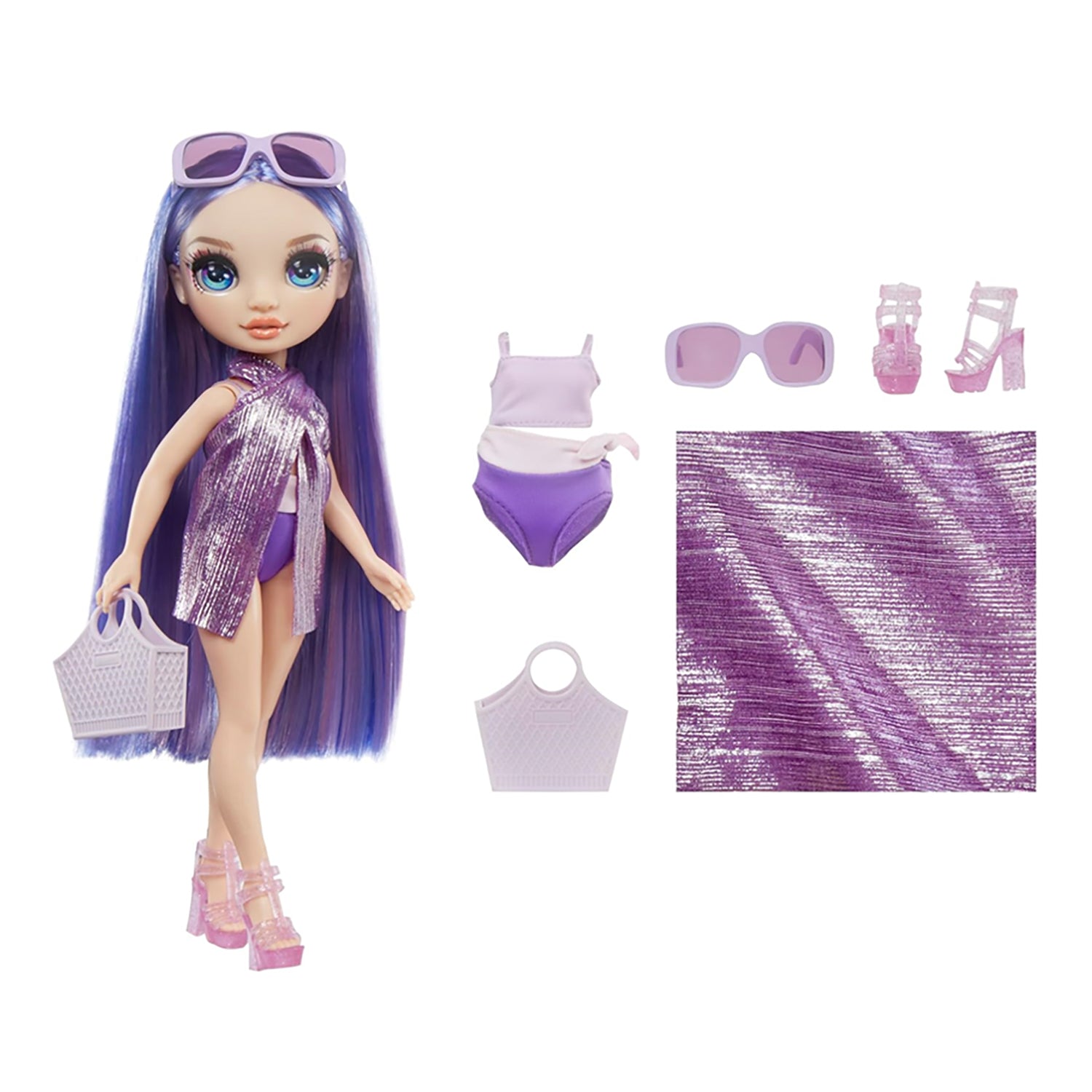 Boneca Rainbow High Swim & Style - Violet 27 cm (Roxo)