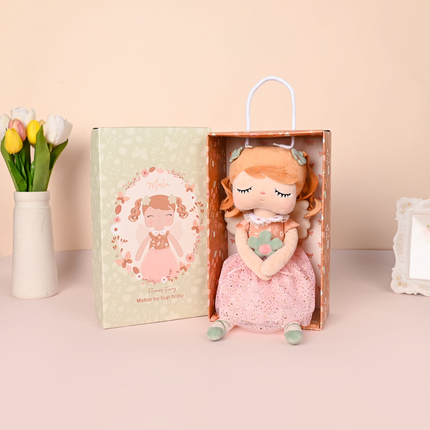Boneca Metoo com Caixa Angela Fada Malu - 33 cm