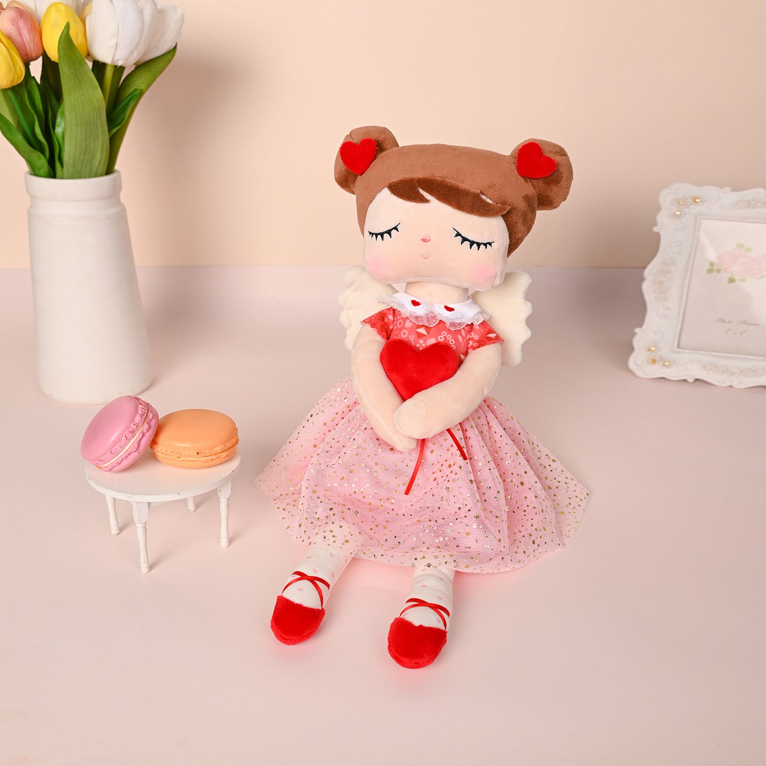 Boneca Metoo com Caixa Angela Fada Mia - 33 cm