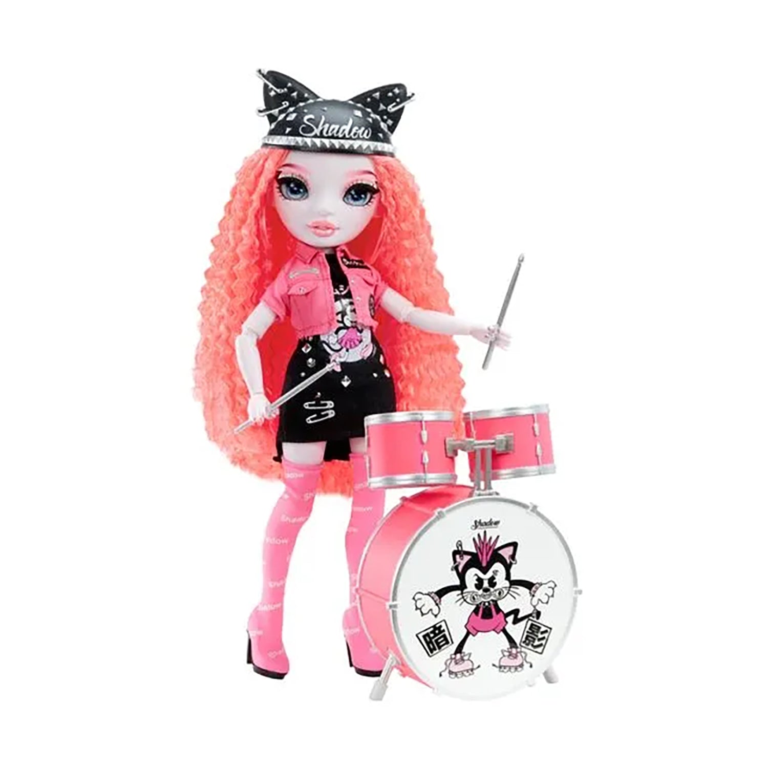 Boneca Rainbow High Vision High Mara Pinkett - Rosa Neon