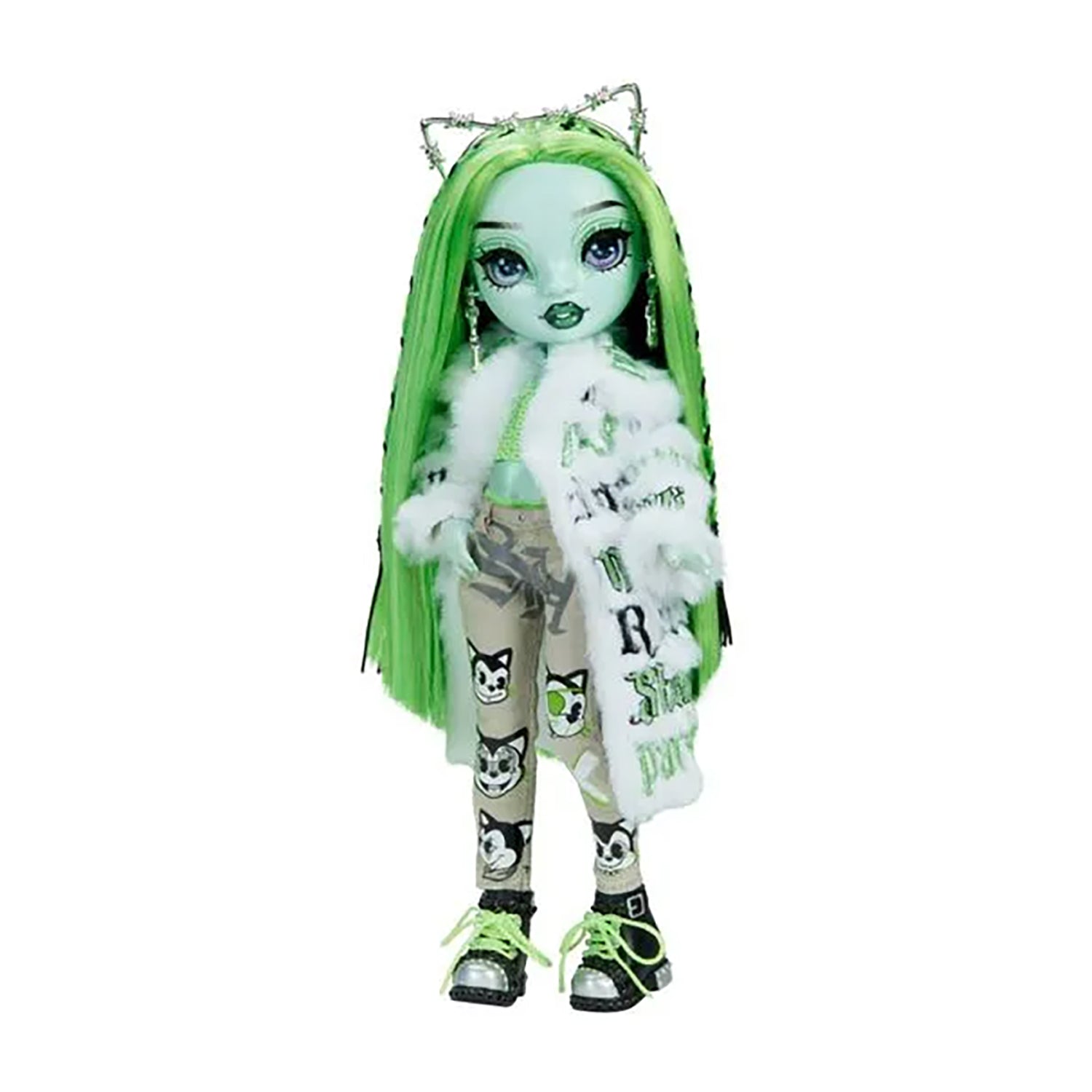 Boneca Rainbow High Vision High Sharley Limestone - Verde Neon