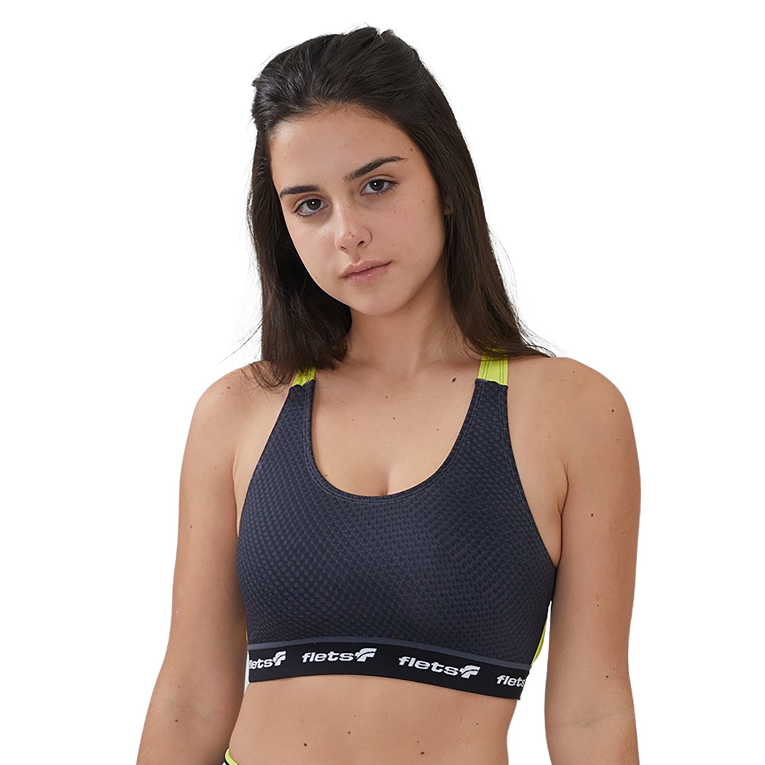 Top Costa X ffe detalhe Verde Elástico Logo