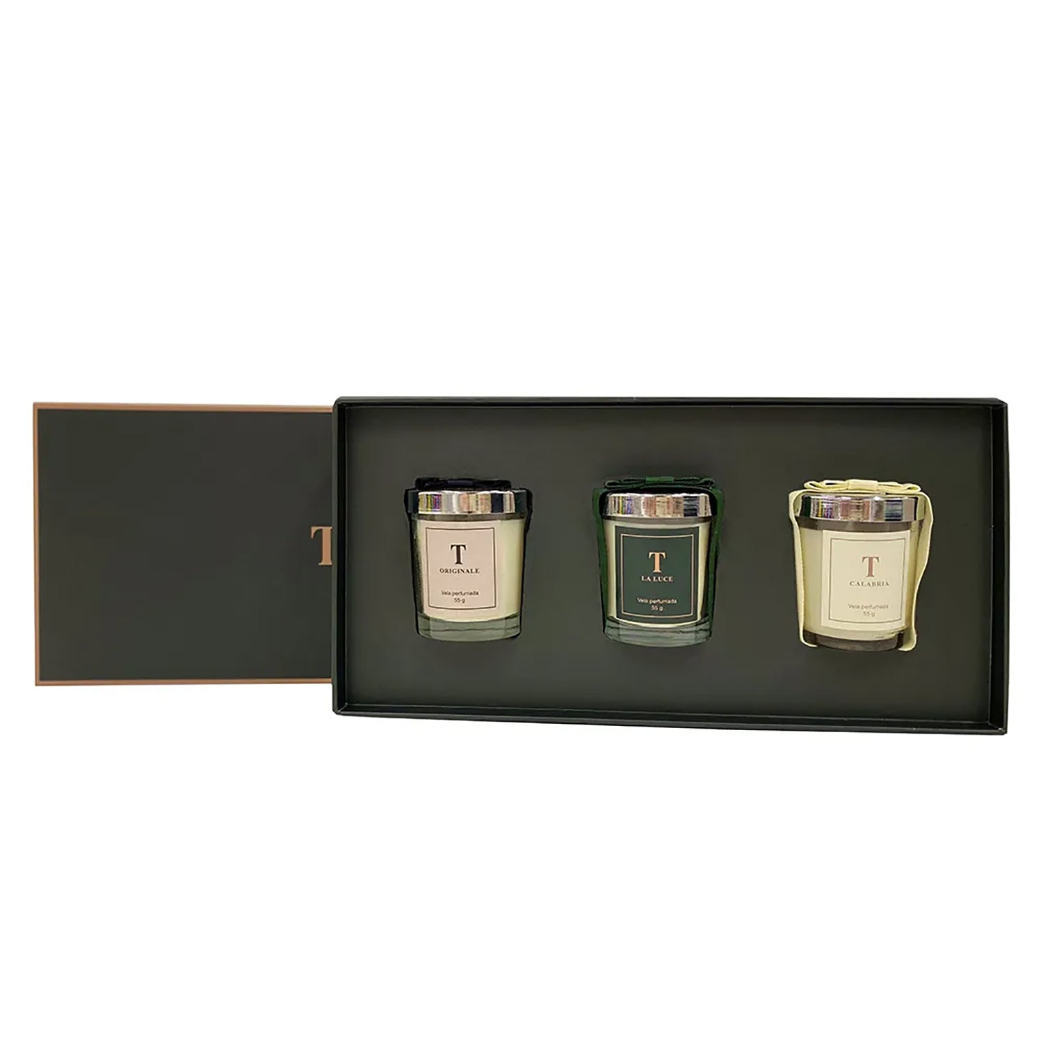 Kit 03 Velas Aromatizadas Trussardi La Luce