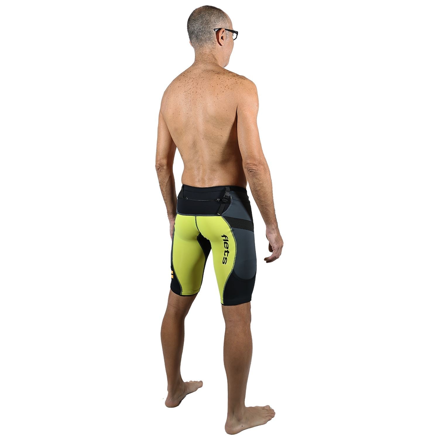 Bermuda Trail Running Verde com Preto Masculina