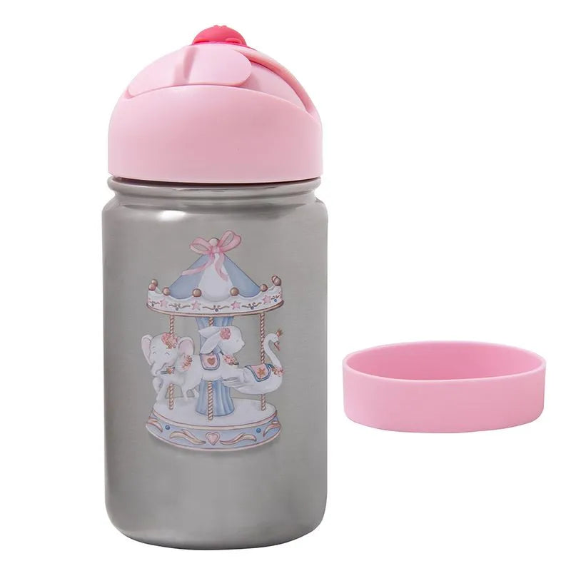 Garrafa Térmica Infantil Carrossel 350 ml Metoo