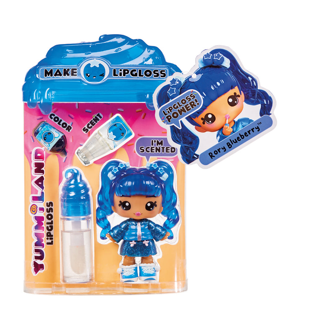 Boneca Yummiland Lipgloss - Rory Blueberry