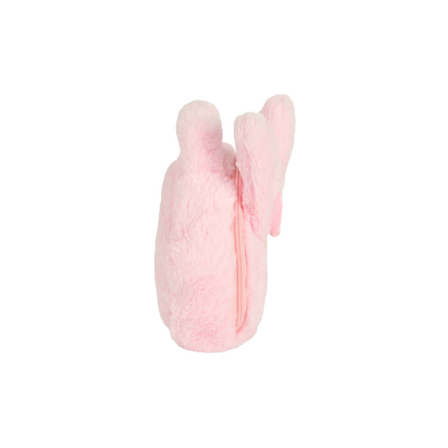 Bolsa Metoo Plush Coelha Rosa com Laço e Alça de Mão