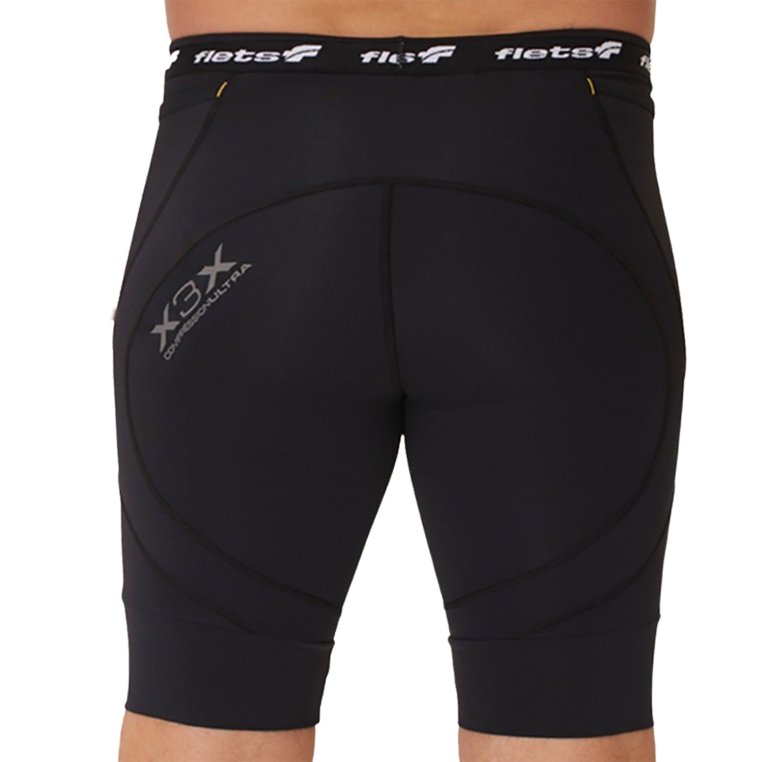 Bermuda Run X3X Compression Ultra Masculina Preto