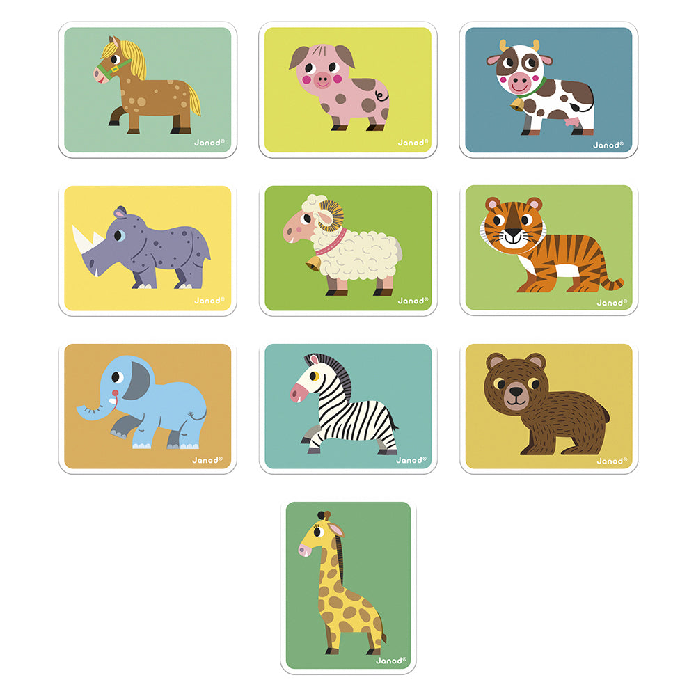 Livro Magnético Vida Animal - 40 peças