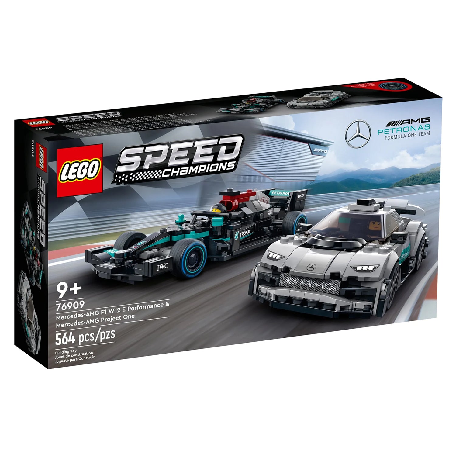 Lego Speed Champions - Mercedes AMG F1 W12 e Performance e Mercedes AMG Project One