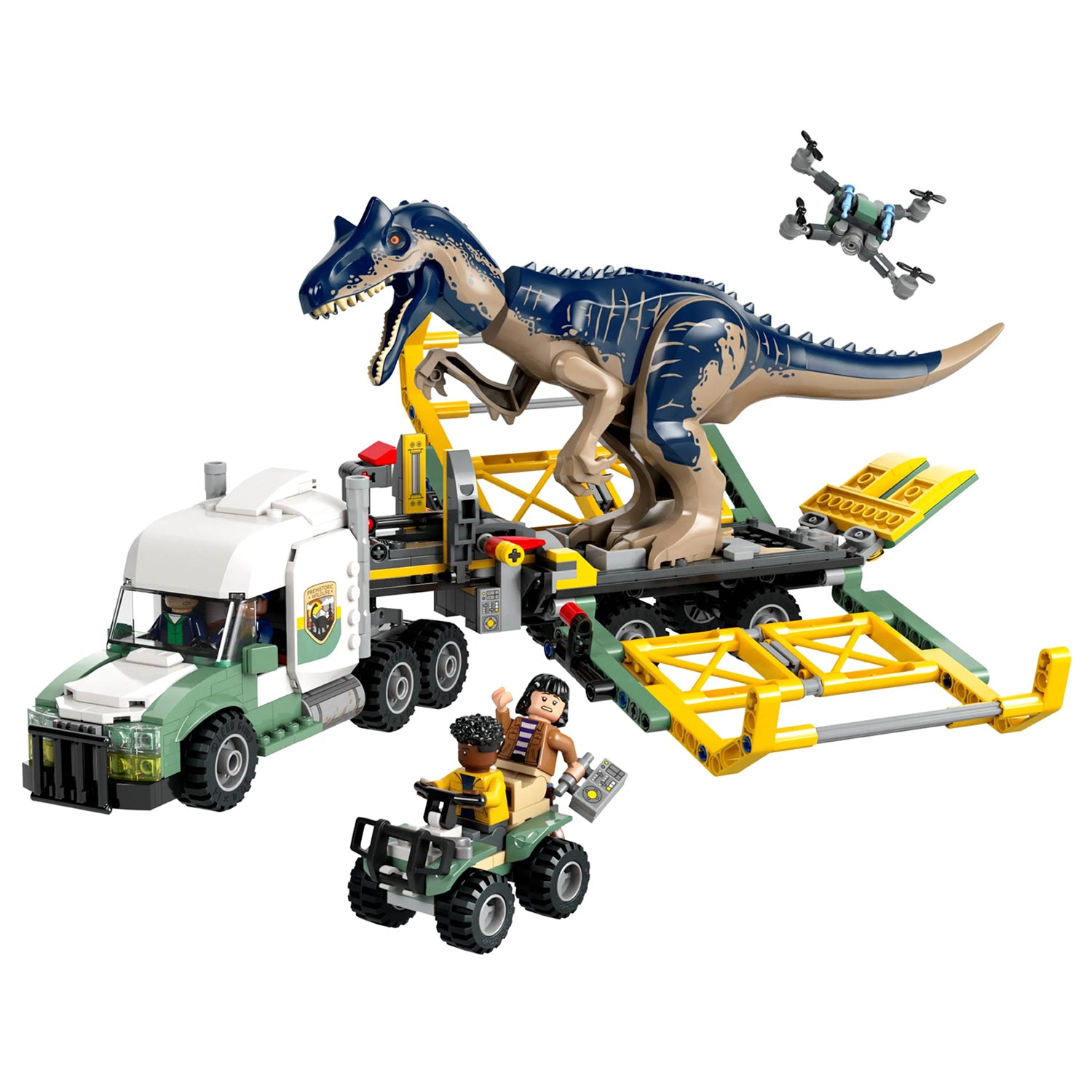 Lego Jurassic World - Missões de Dinossauros: Caminhão de Transporte de Alossauro