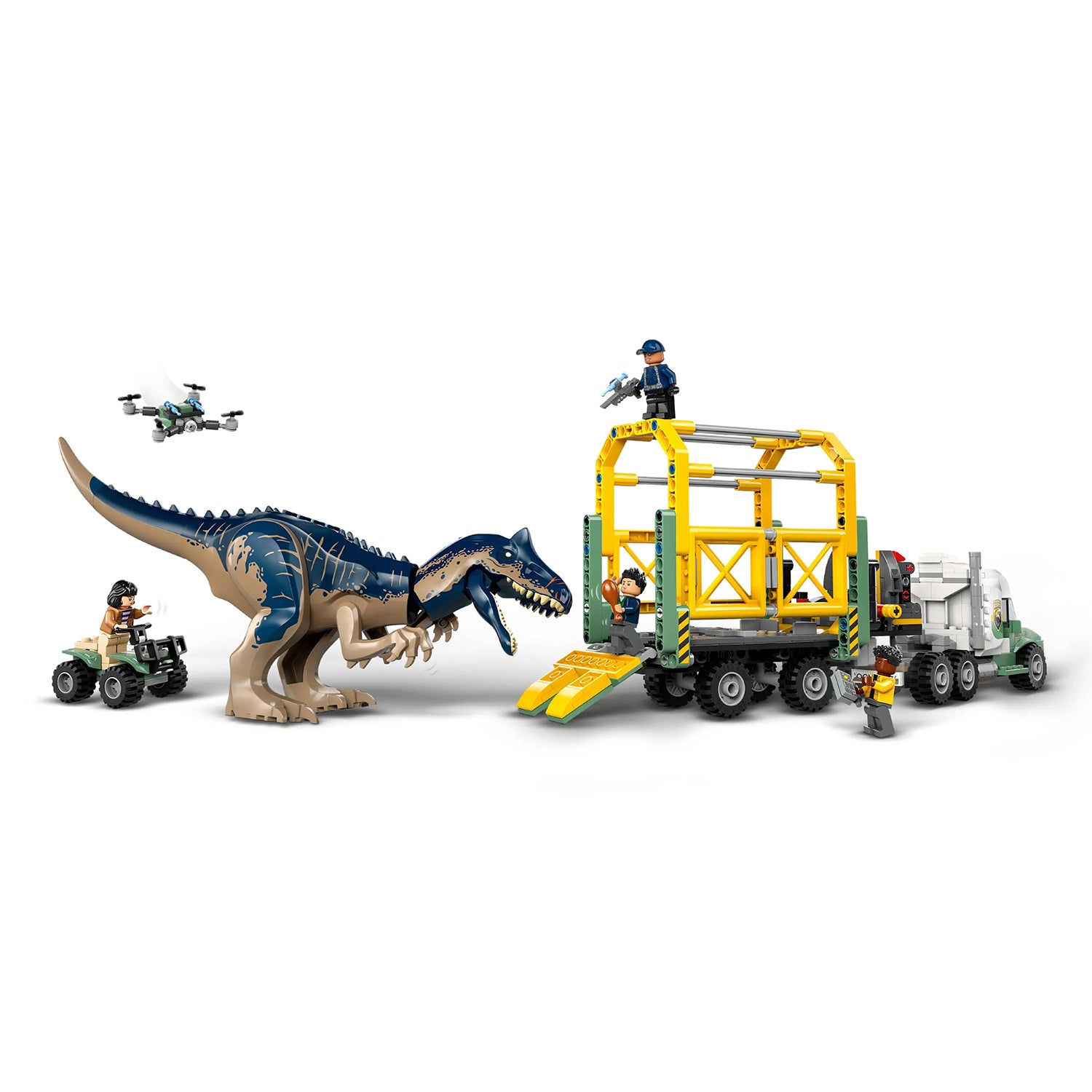 LEGO Jurassic World Missões: Caminhão de Transporte de Alossauro