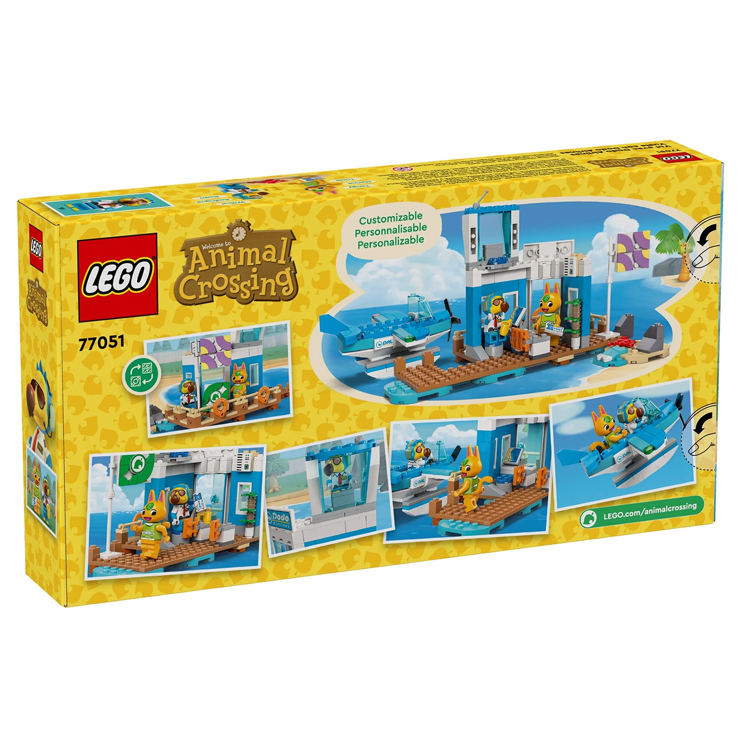 Lego Animal Crossing - Voe com Dodo Airlines