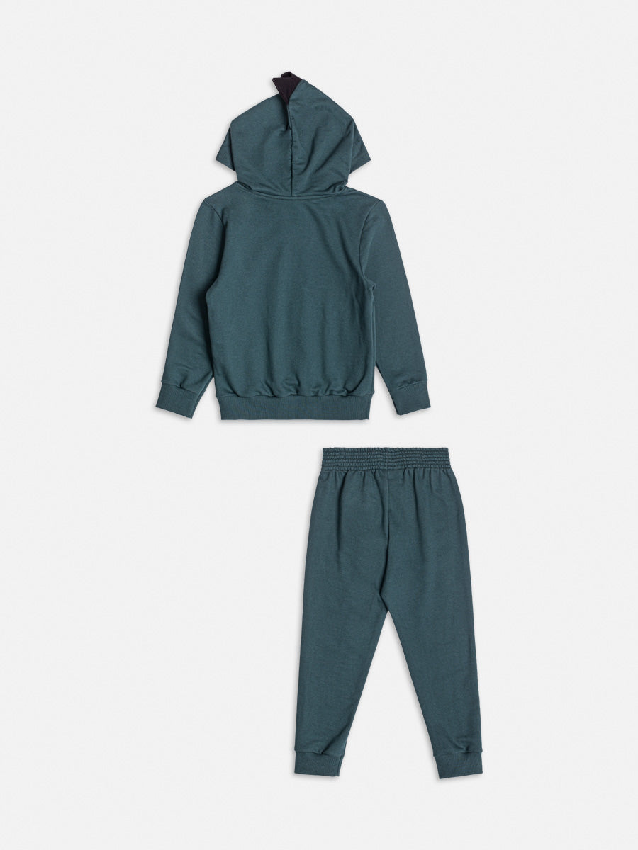 Conjunto Blusão e Calça Verde Garrafa