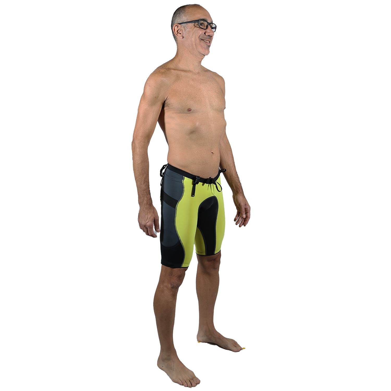Bermuda Trail Running Verde com Preto Masculina