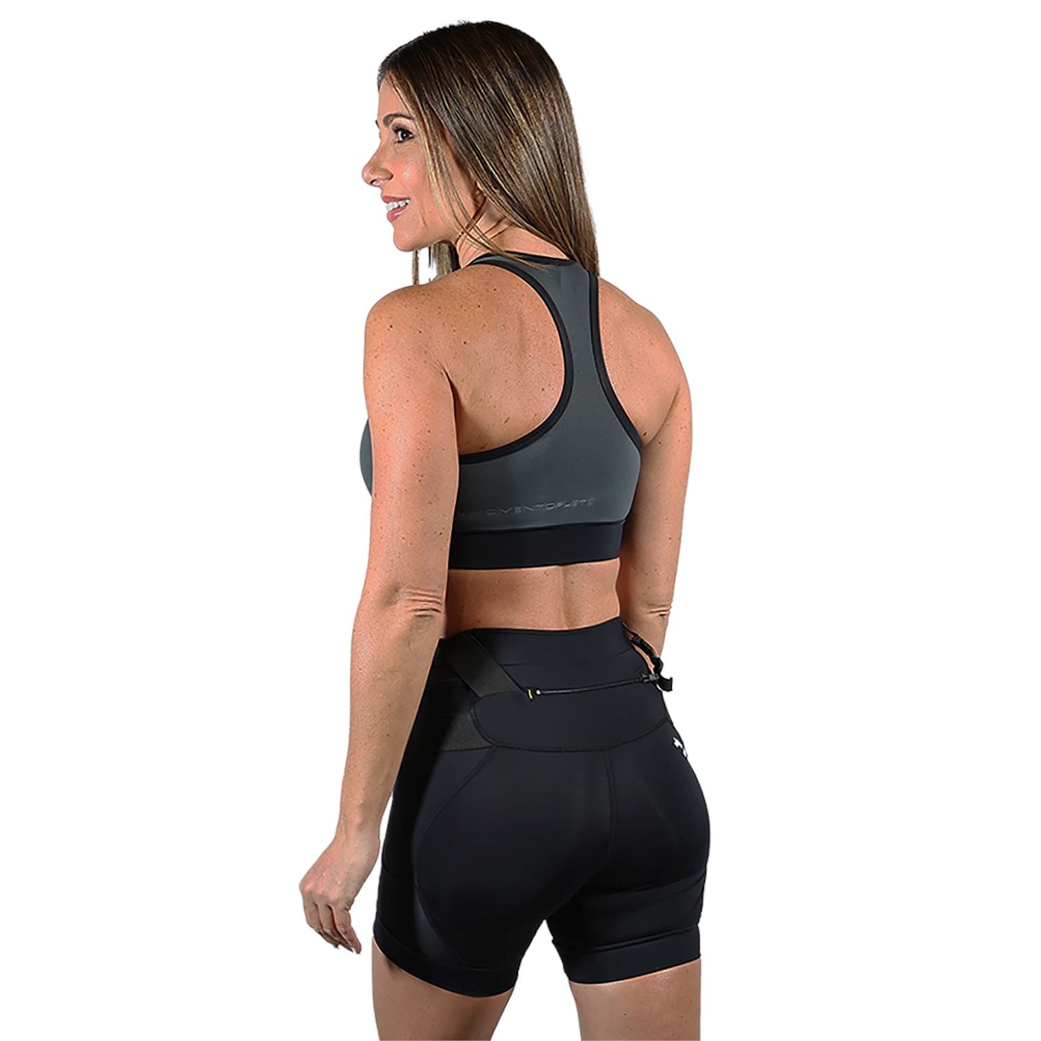 Bermuda Trail Running Feminina Preto
