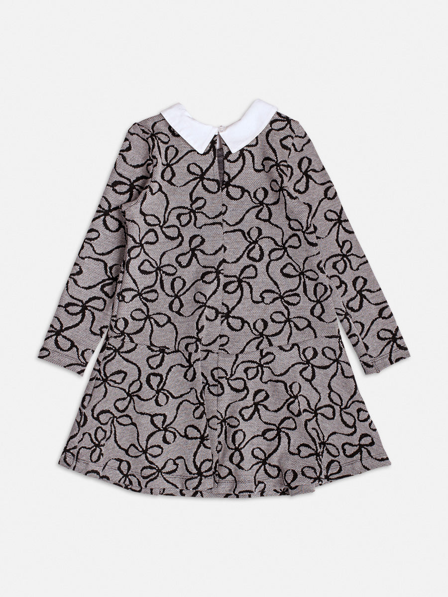 Vestido ML Jacquard Laços Mini