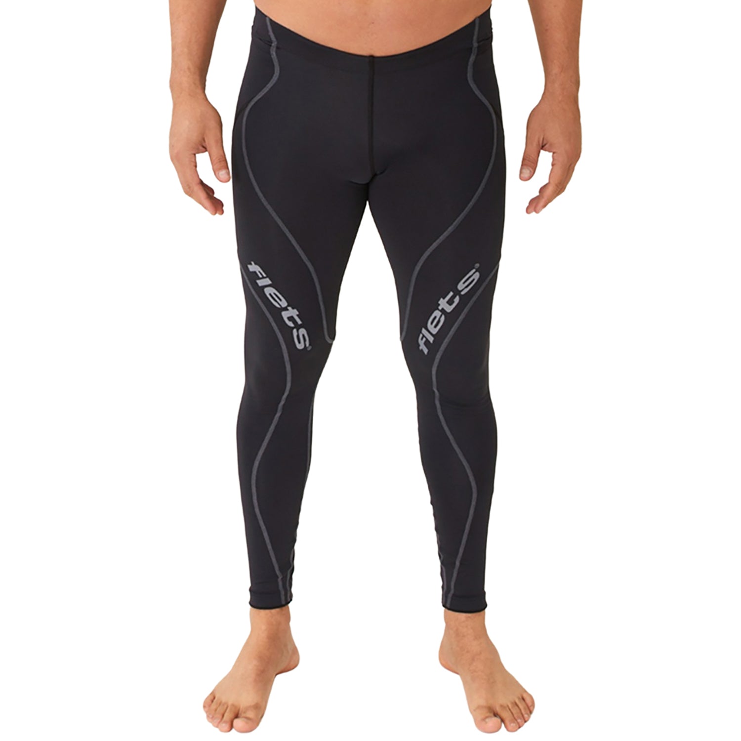 Calça Running de Compressão Masculina Preta