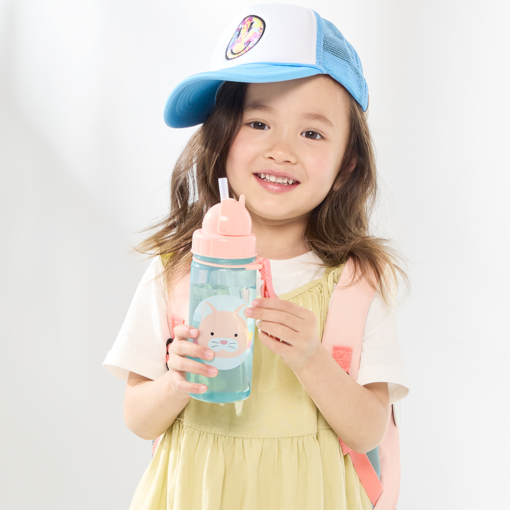 Garrafa Flip Zoo Gatinha Skip Hop - 384 ml