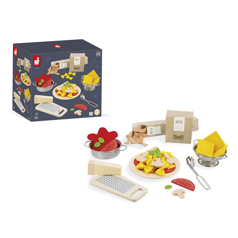 Conjunto Mini Chef Italiano Massas com 30 peças