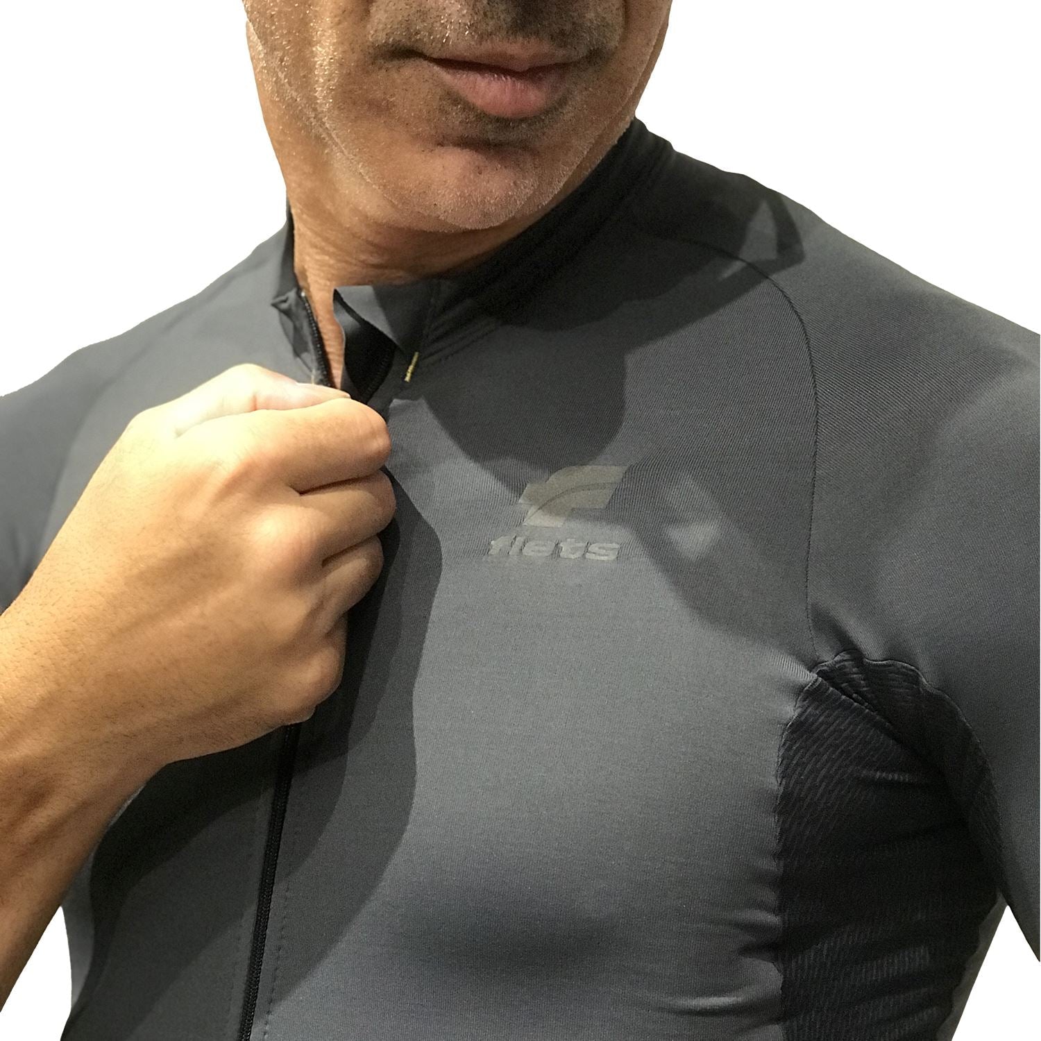 Jersey Manga Curta Nova Cycletech Estanho