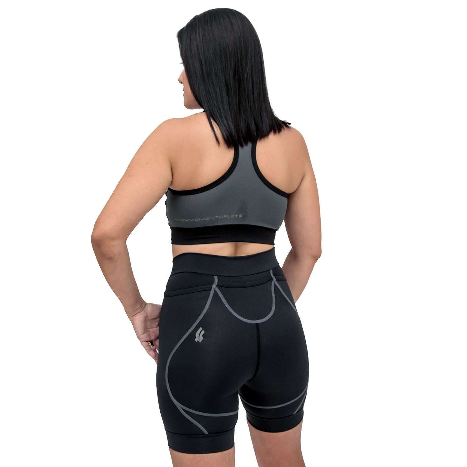 Bermuda Run BIA Preto com Estanho