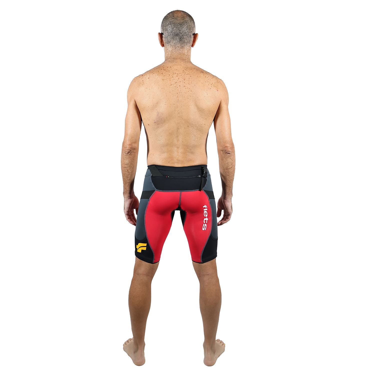 Bermuda Trail Running Vermelho com Preto Masculina