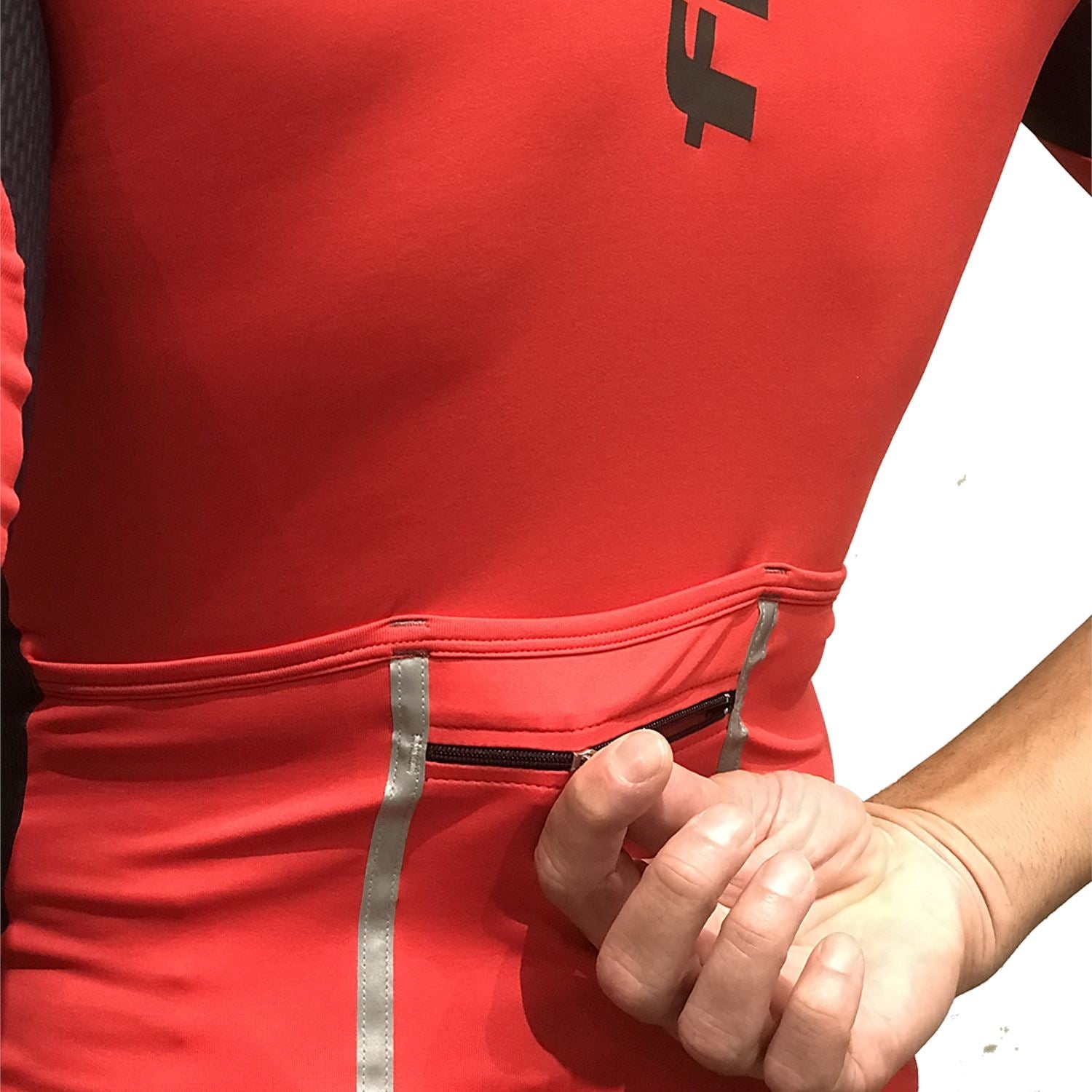 Jersey Manga Curta Nova Cycletech Vermelho