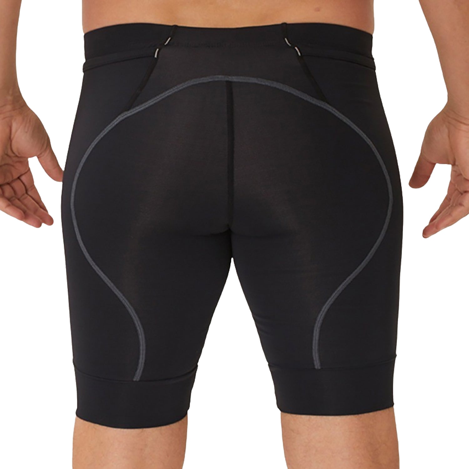 Bermuda Running Masculina Preto logo F Estanho