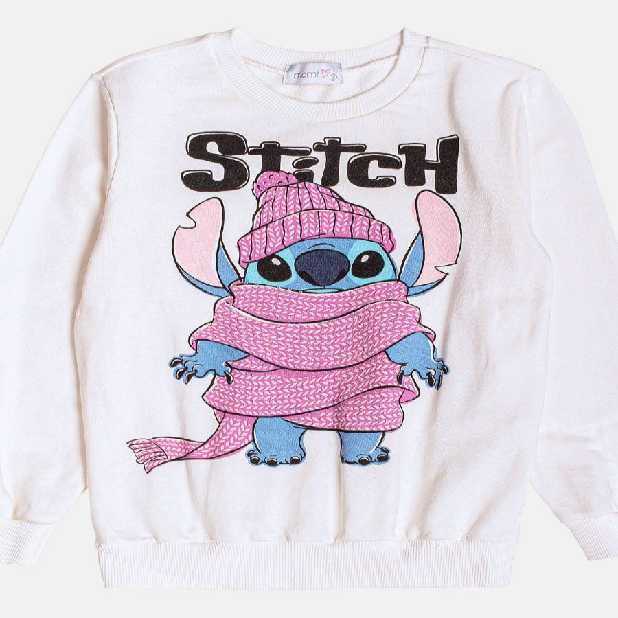 Casaco Stitch com Strass Pérola