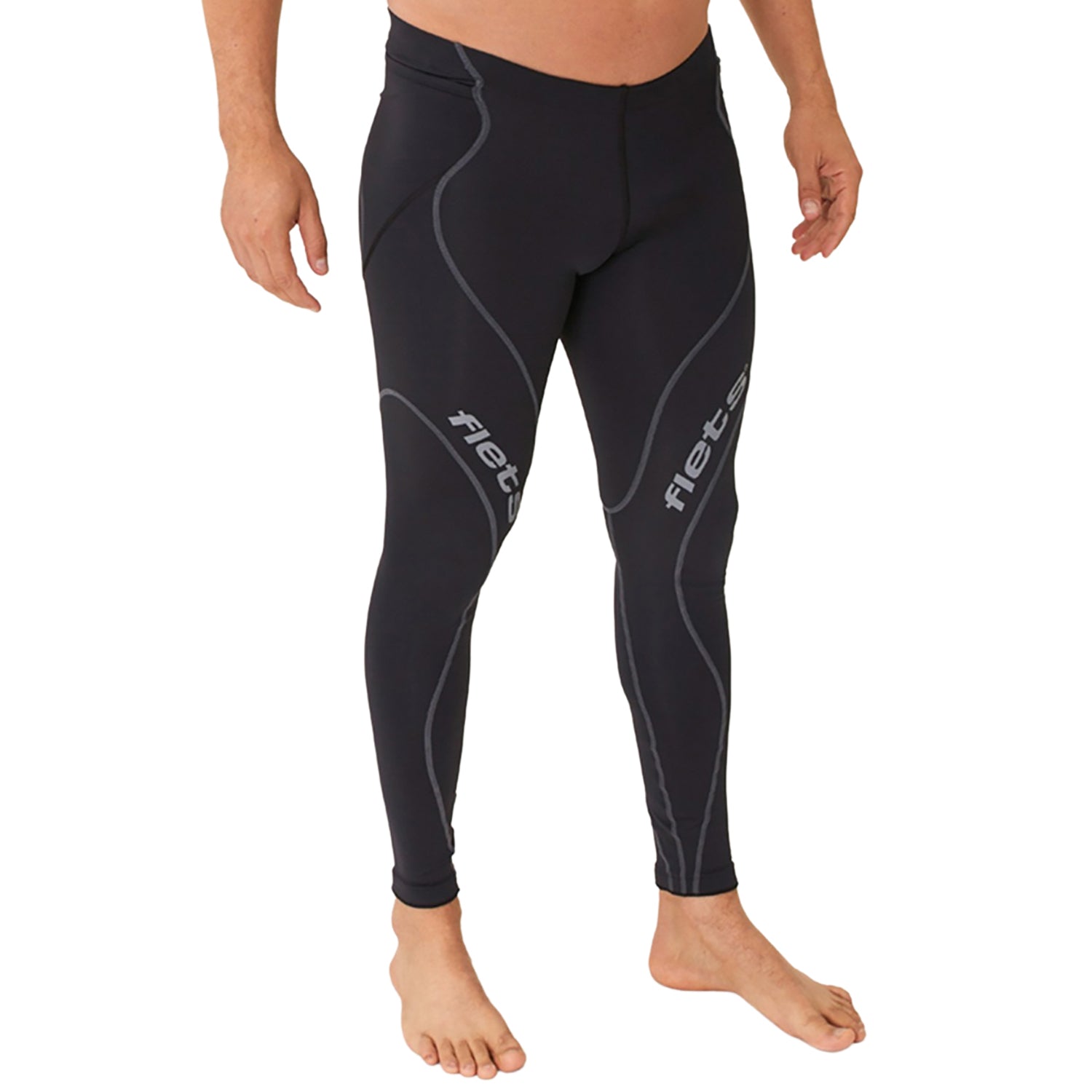 Calça Running de Compressão Masculina Preta