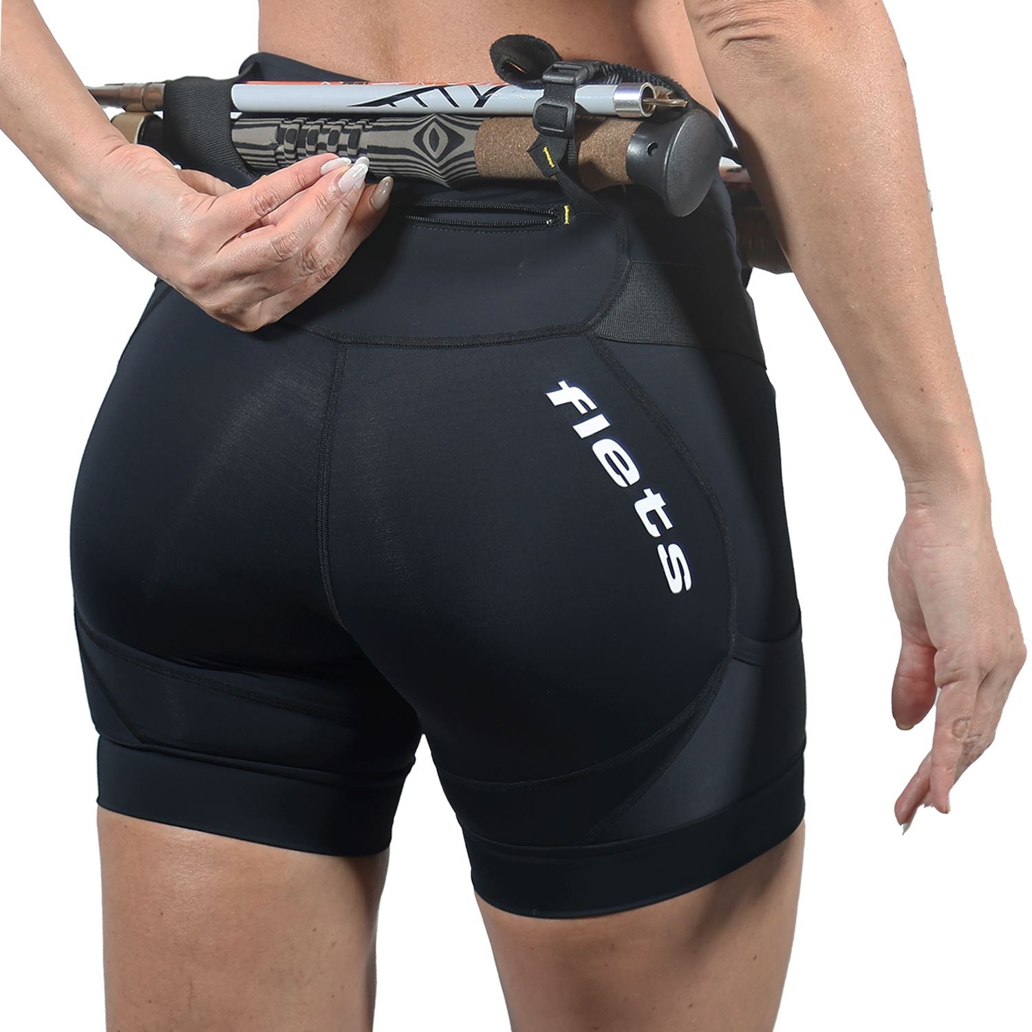 Bermuda Trail Running Feminina Preto
