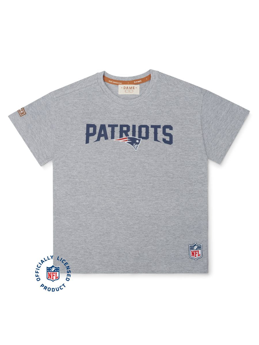 Patriots Camiseta Brasão Cinza