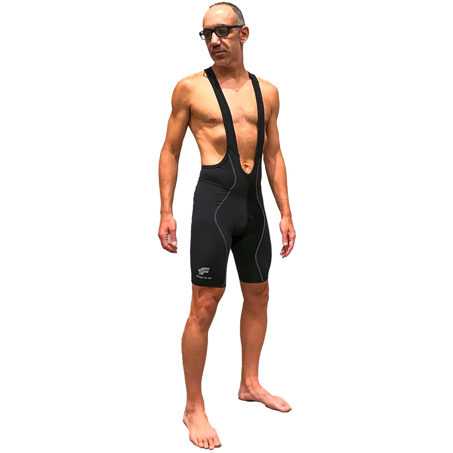 Bretelle Nova Cycletech Masculino Preto com Estanho
