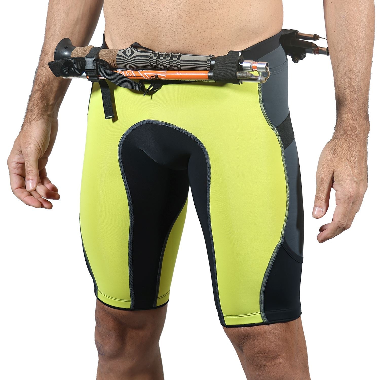Bermuda Trail Running Verde com Preto Masculina