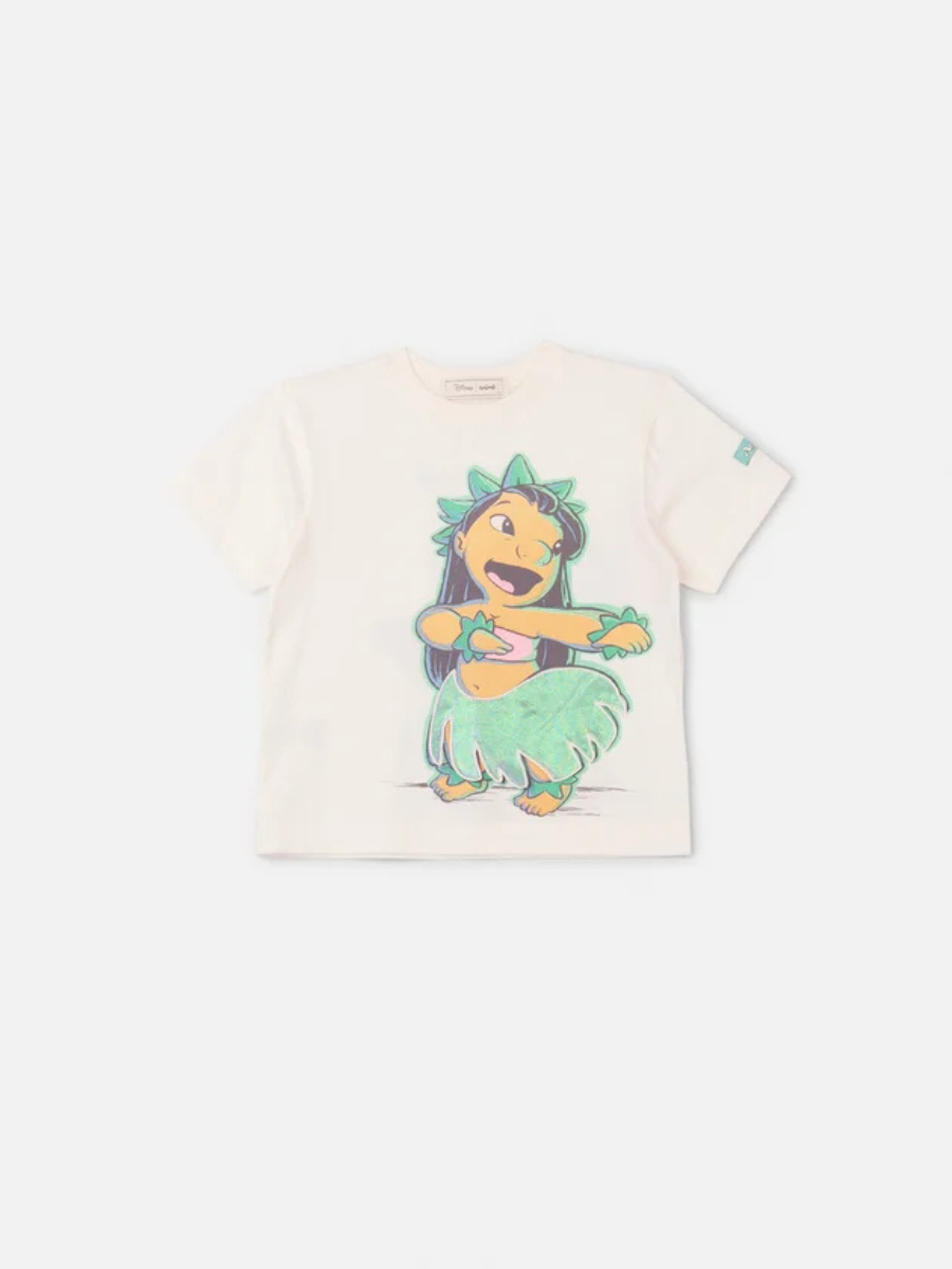 Blusa Licenciada Disney Pérola Lilo e Stitch