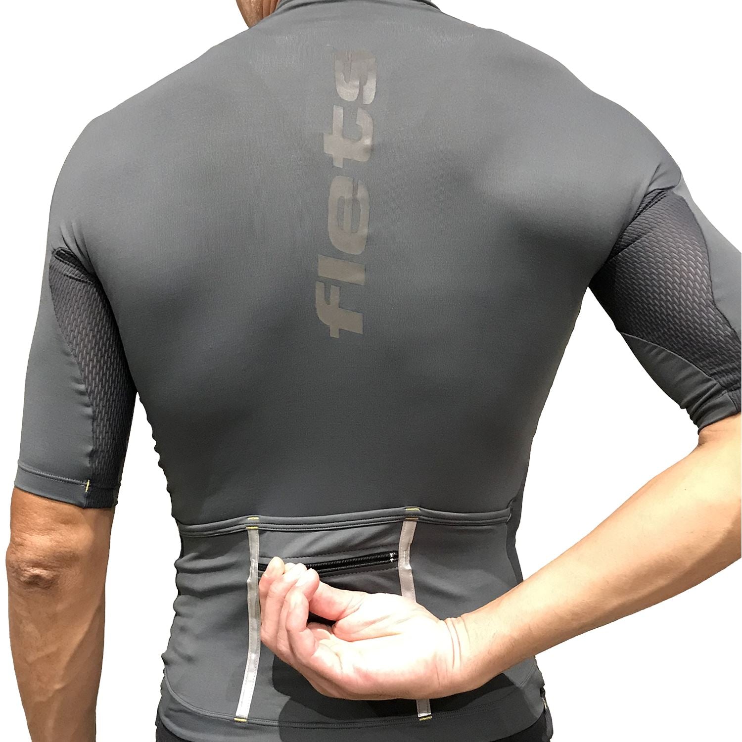 Jersey Manga Curta Nova Cycletech Estanho