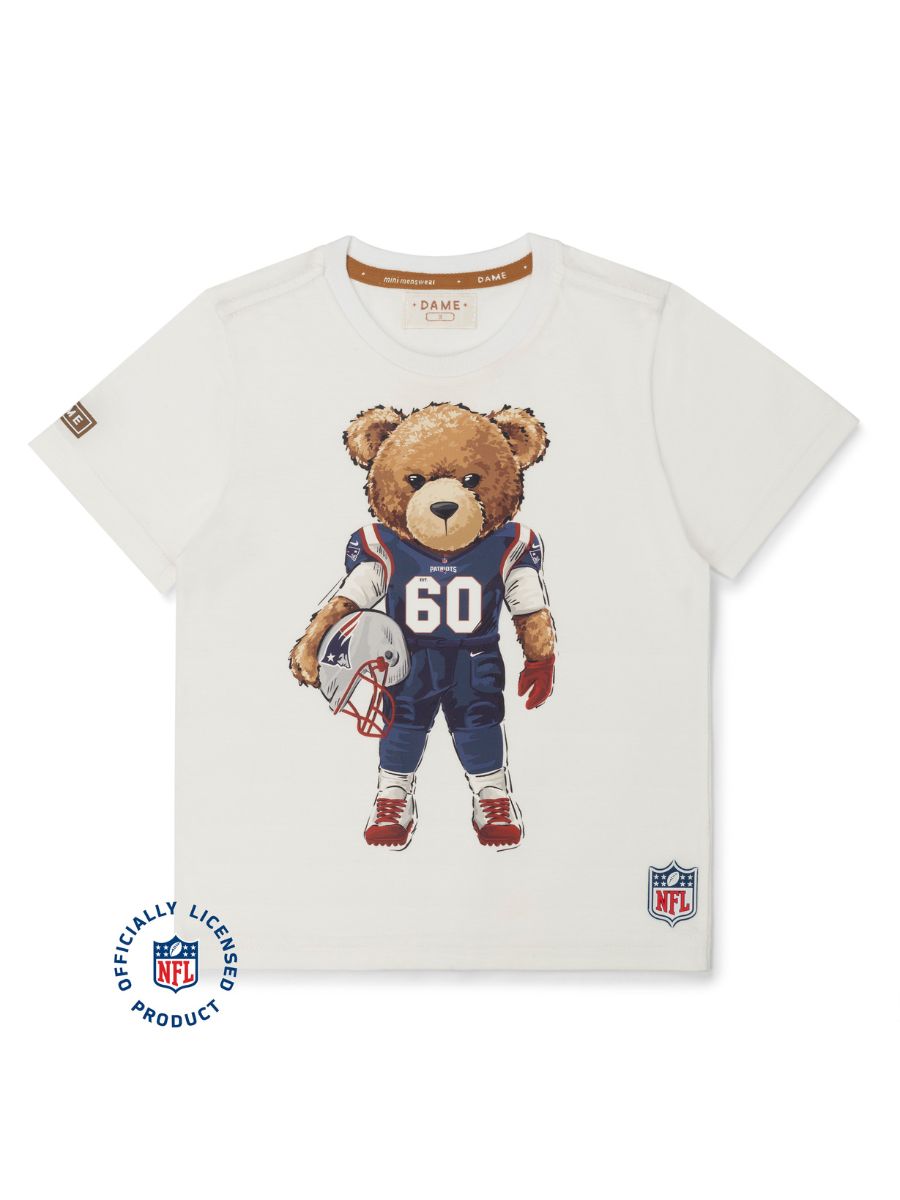 Patriots Camiseta Teddy Branco