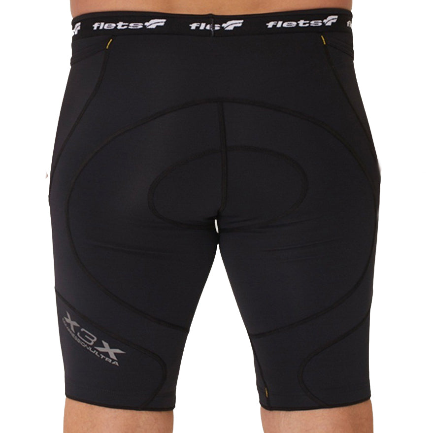 Bermuda Triathlon X3X Compression Ultra Masculina Preto