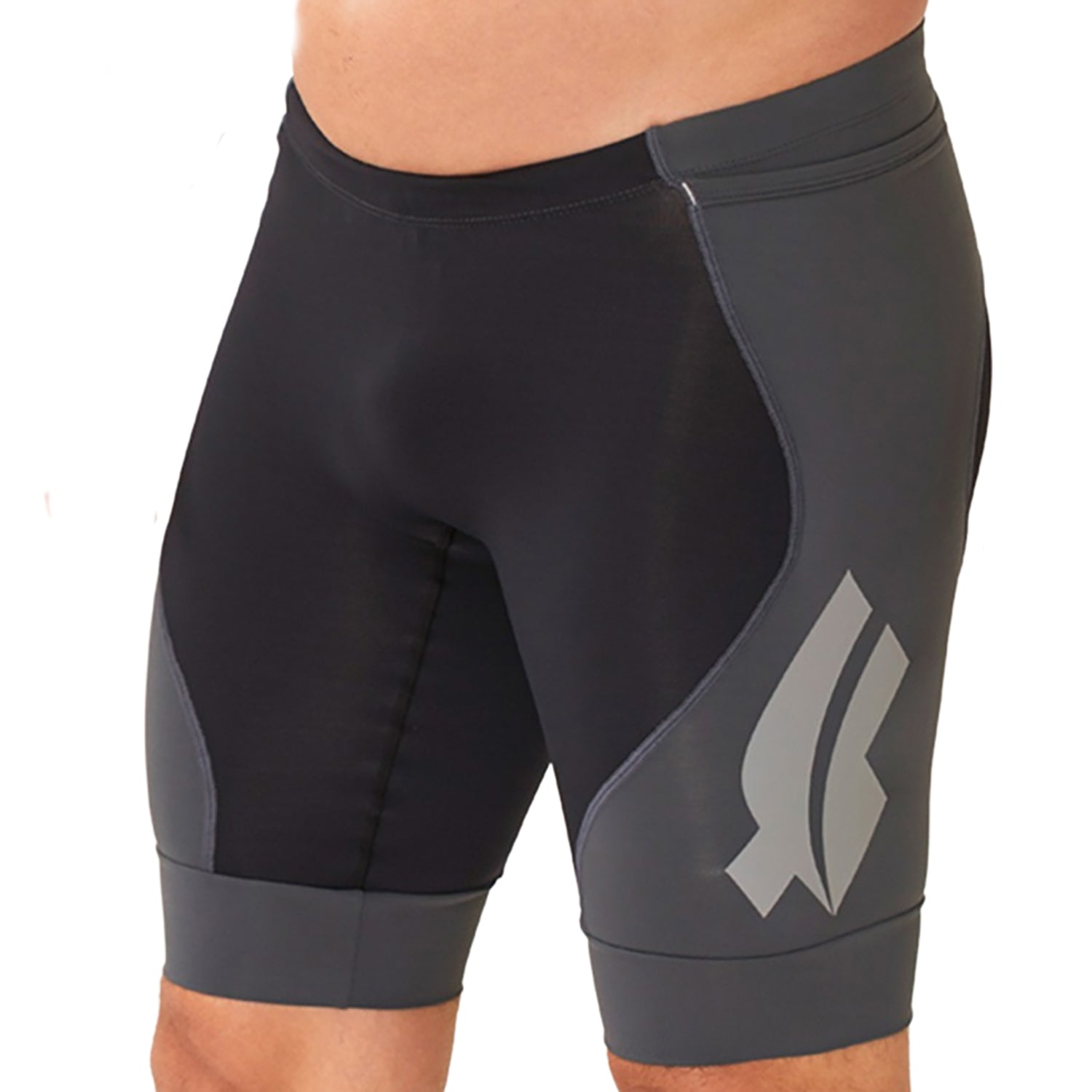 BERMUDA MULTISPORT RUN PRETA E ESTANHO COM F EM ESTANHO MASCULINA
